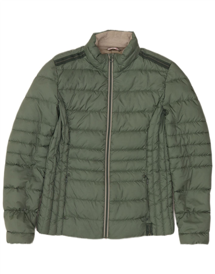 S.Oliver Chaqueta acolchada para mujer UK 42 Poliéster verde medio