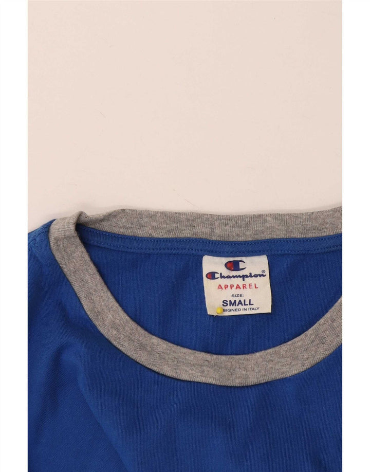 Champion Camiseta Gráfica Para Hombre Top Small Azul Colorblock