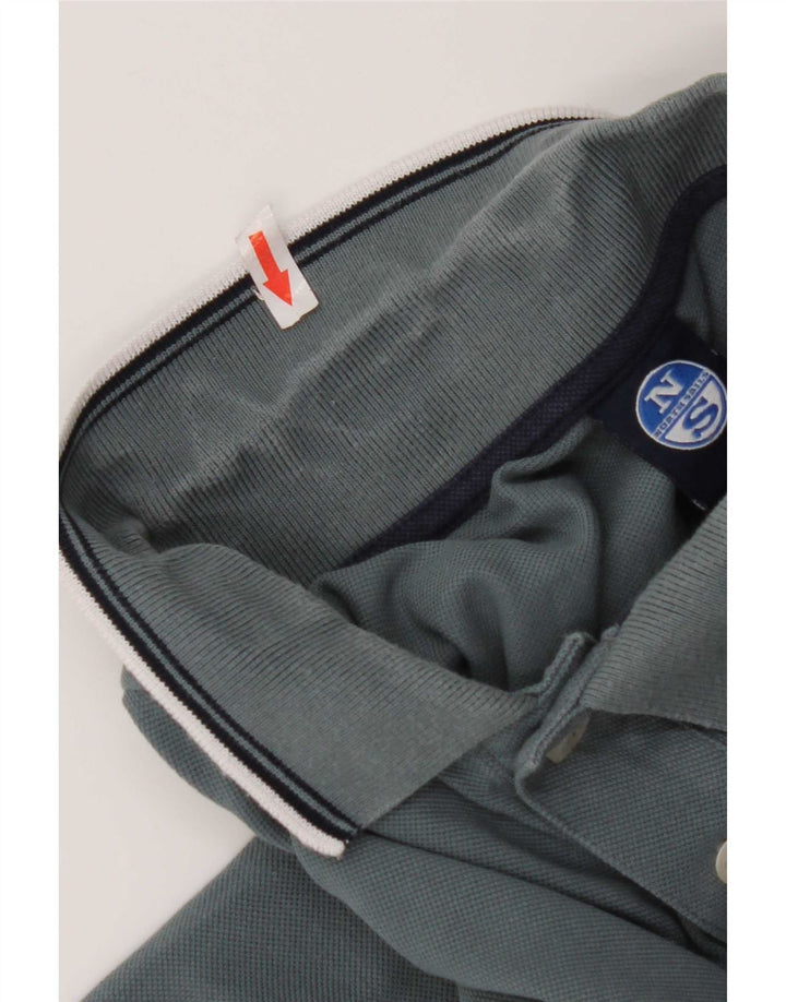 Polo North Sails Hombre Algodón Gris Medio