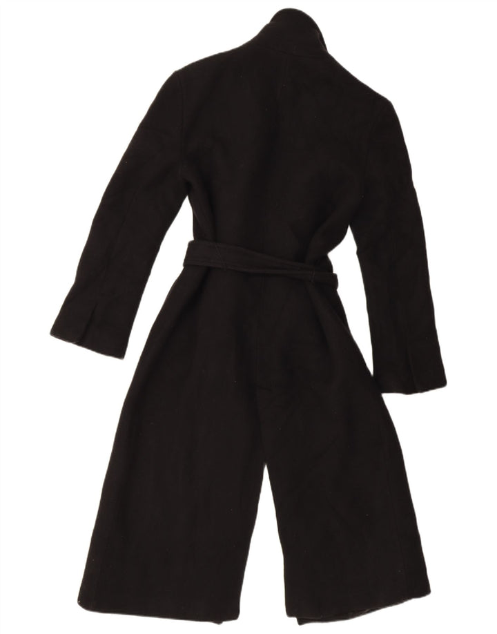 Zara Mujer Abrigo Abierto UK 44 Mediano Negro