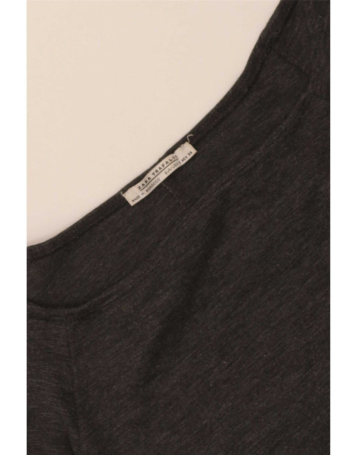 Zara Mujer Lash Body Manga 3/4 UK 8 Small Gris