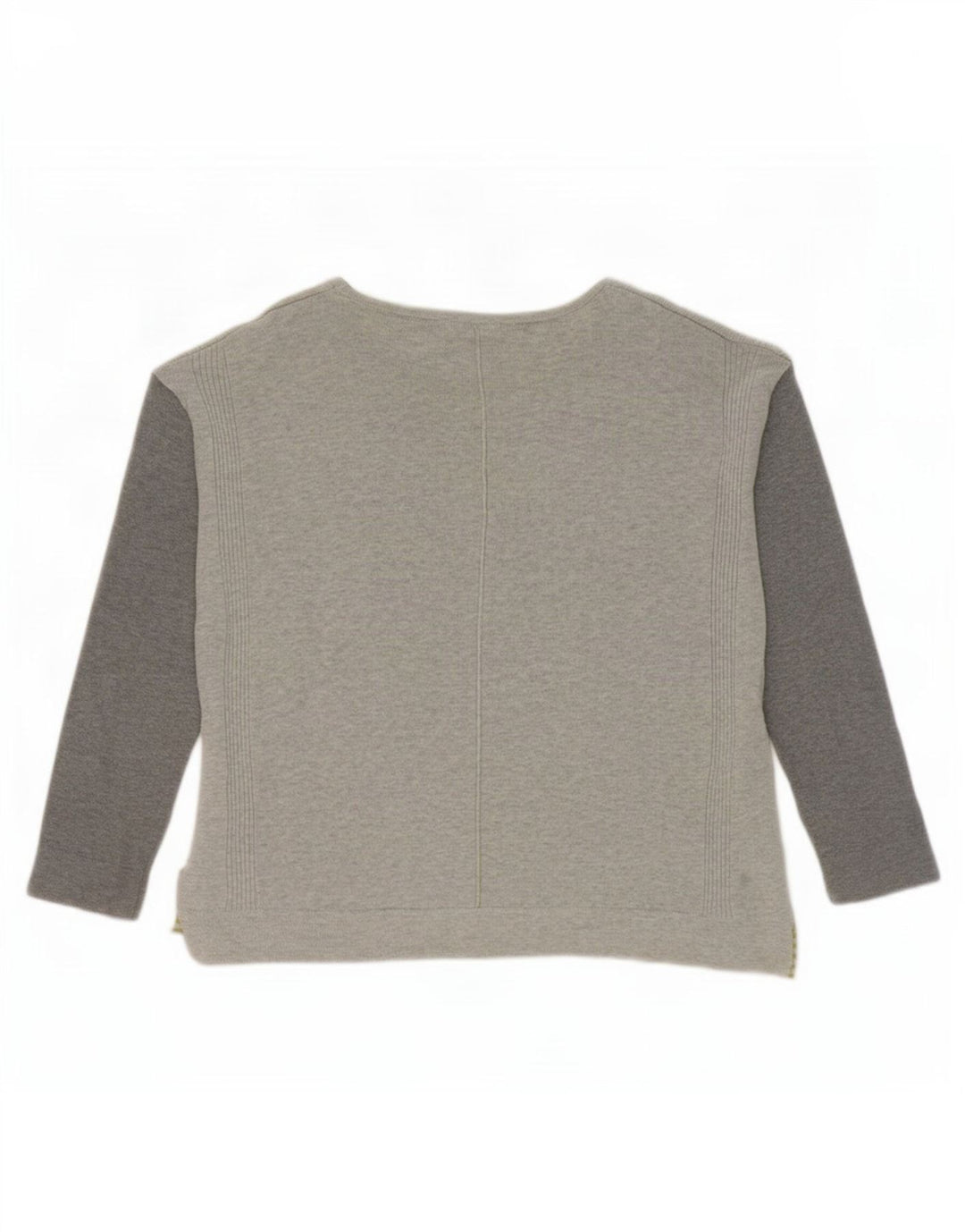 White Stuff Jersey tipo jersey para mujer con cuello barco, talla 48, color gris medio