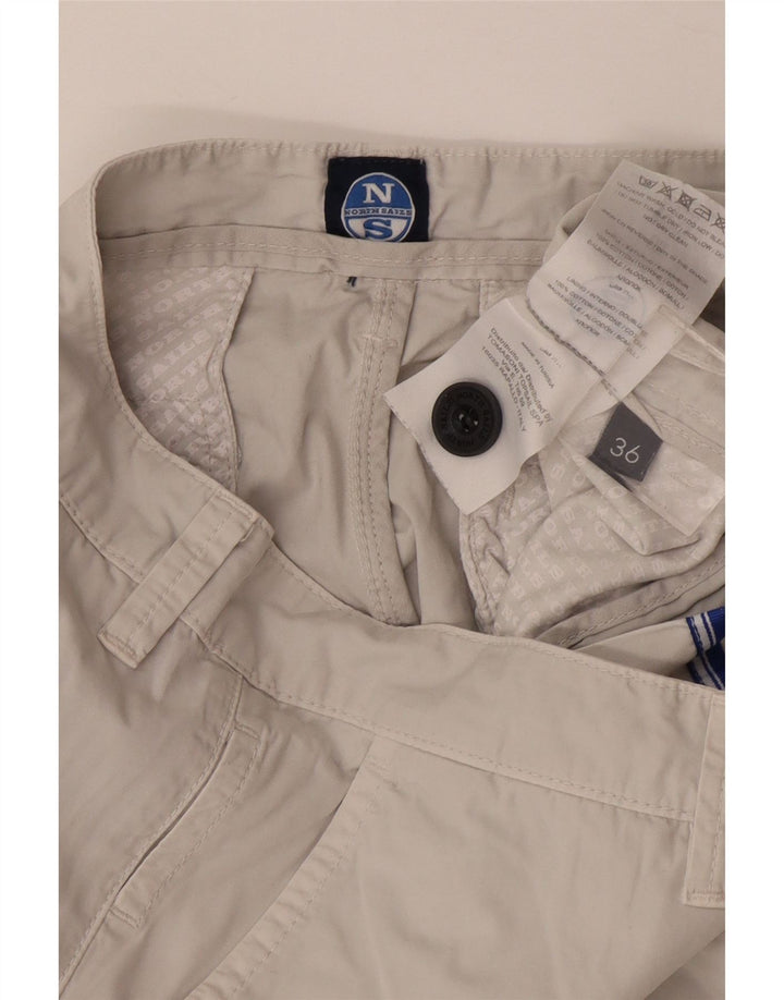Pantalones cortos chinos North Sails para hombre W36 Algodón beige grande