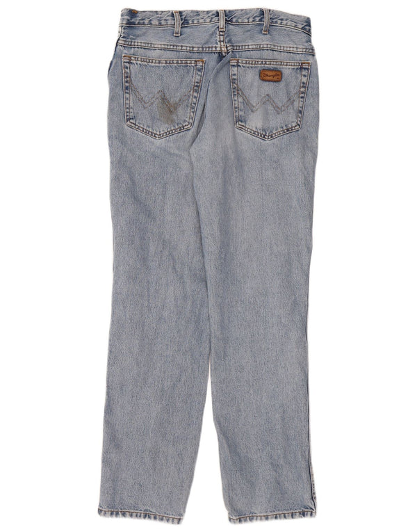 Wrangler Vaqueros rectos Texas para hombre W33 L32 Algodón azul