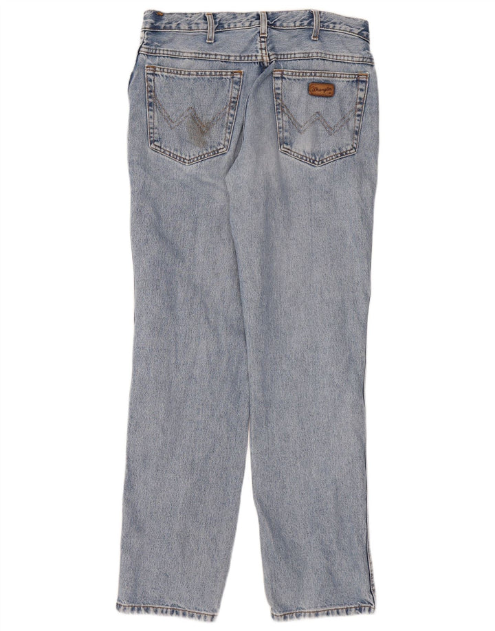 Wrangler Vaqueros rectos Texas para hombre W33 L32 Algodón azul