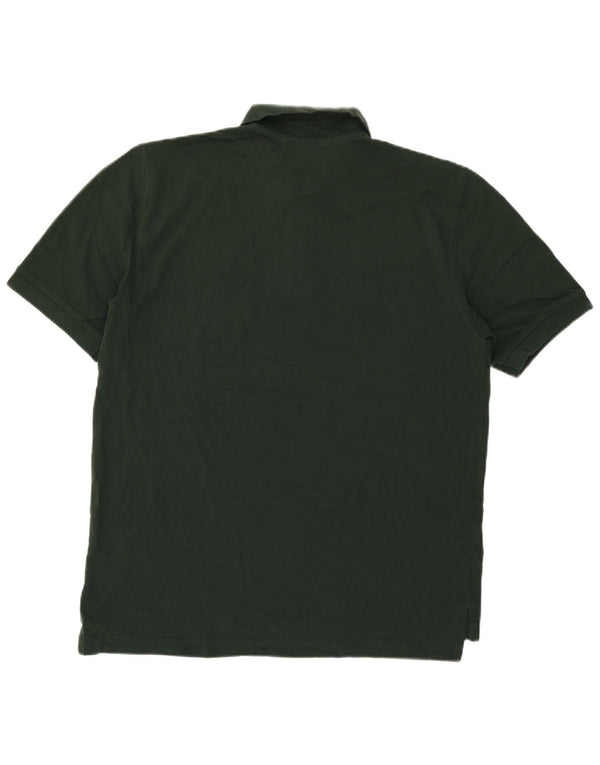 Brooks Brothers Polo para hombre de algodón verde medio