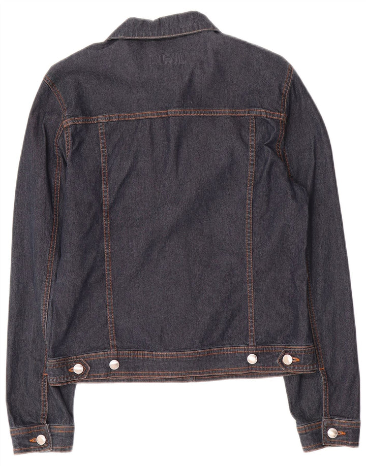 Escada Chaqueta Vaquera Mujer IT 36 XS Azul Marino Algodón