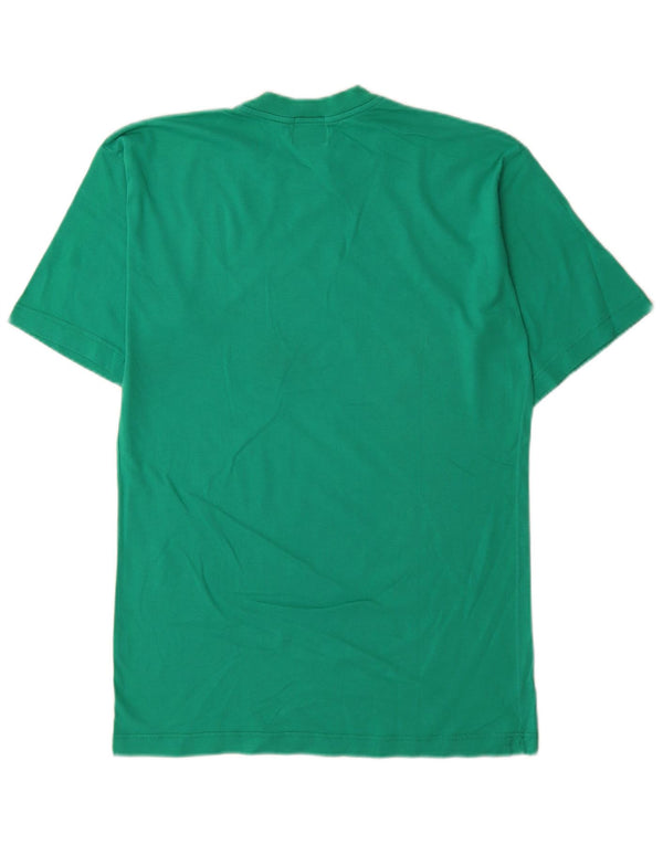 Trussardi Hombre Camiseta Gráfica Top Algodón Verde Medio