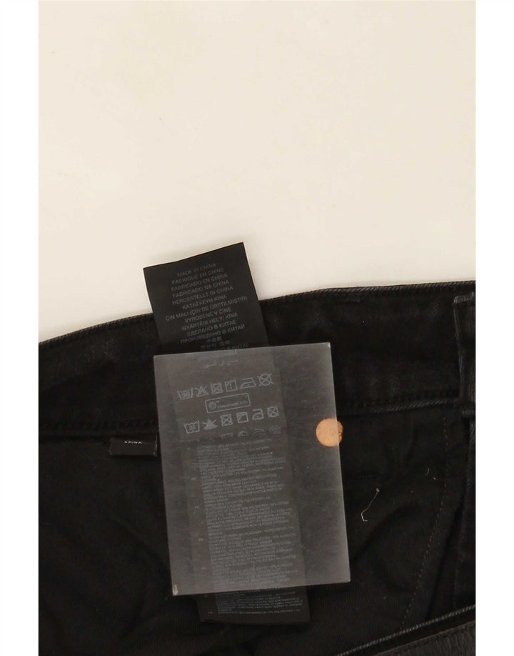 G-Star Hombre 3301 Slim Jeans W38 L34 Algodón Negro
