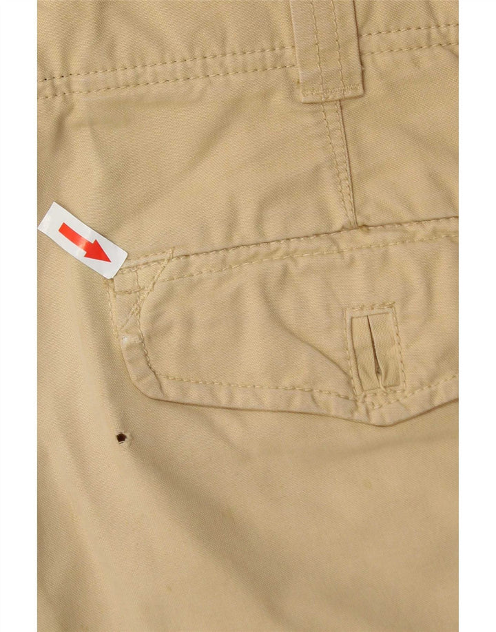 Tommy Hilfiger Shorts Cargo Hombre W30 Algodón Caqui Medio