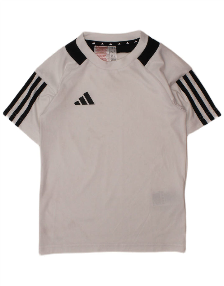 ADIDAS Camiseta Aeroready para niño 7-8 años Blanco Colorblock Poliéster