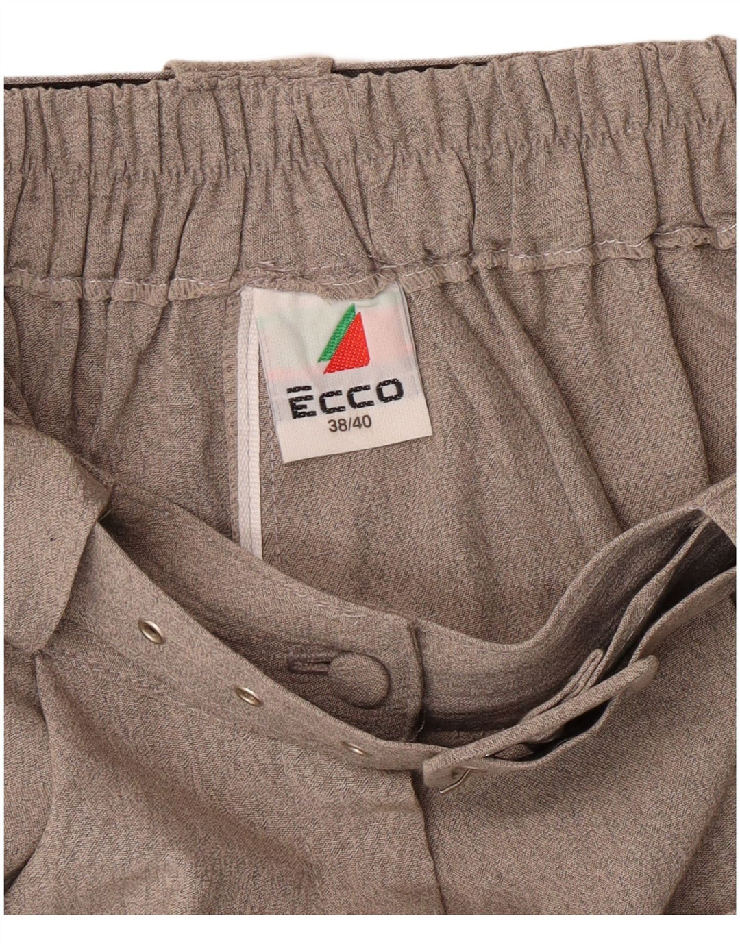 Pantalones cortos casuales de cintura alta para mujer Ecco EU 38/40 Medium W26 Grey Classic