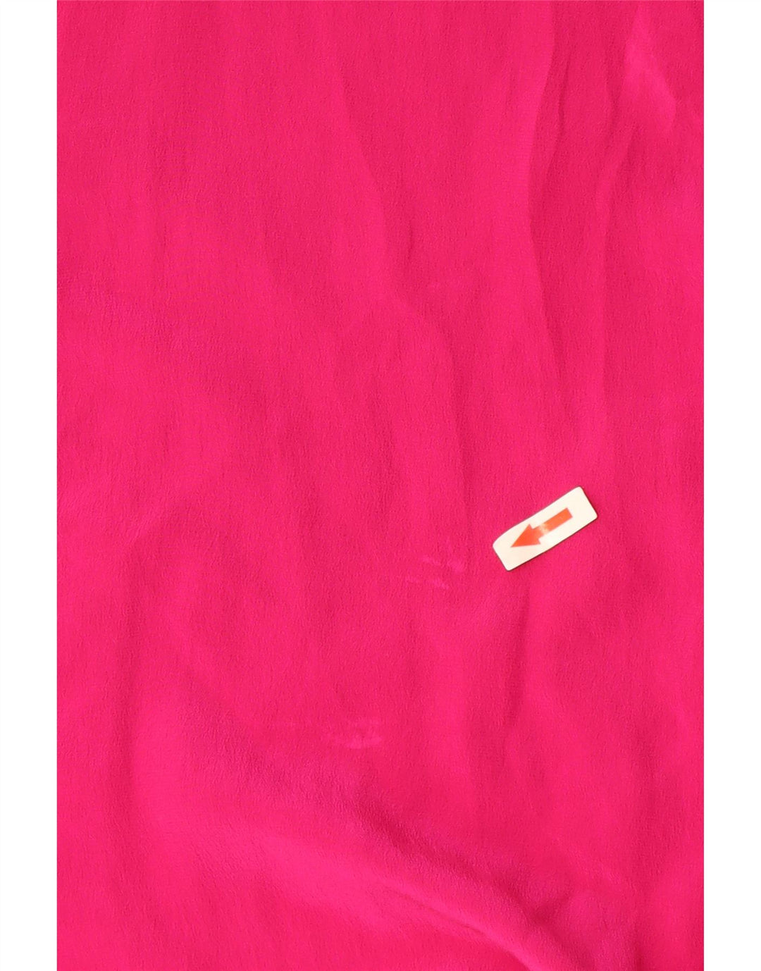 Vintage mujer blusa Top Reino Unido 16 seda rosa grande