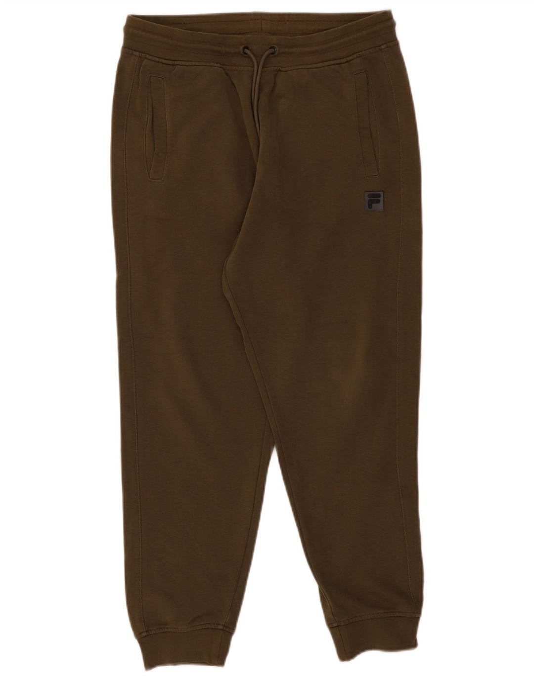Fila Hombre Pantalones De Chándal Joggers Large Khaki Cotton