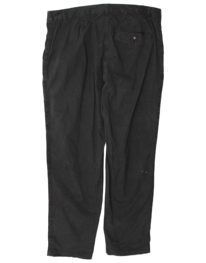 Marks & Spencer Pantalones Regulares para Mujer UK 40 W38 L29 Algodón Negro