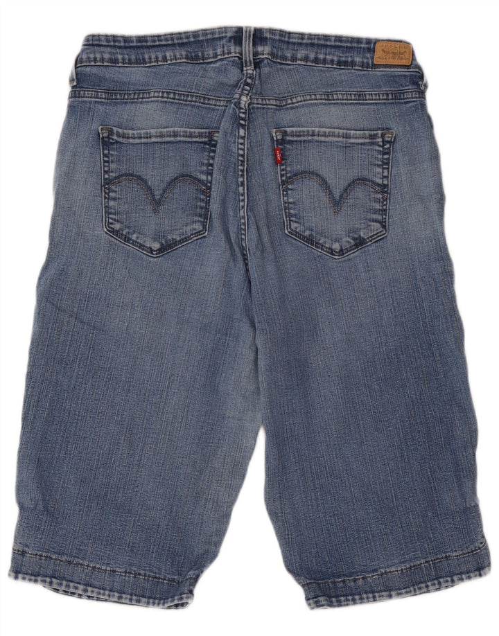 Levi's Bermudas vaqueras ajustadas 512 para mujer W34 Large Blue