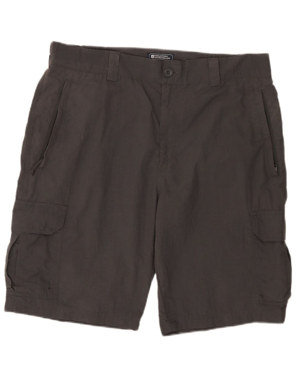 Pantalones cortos tipo cargo para hombre Mountain Warehouse W36 Large Grey Polyamide