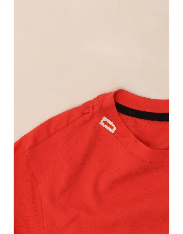 ADIDAS Camiseta gráfica para mujer Top UK 14 Medium Rojo