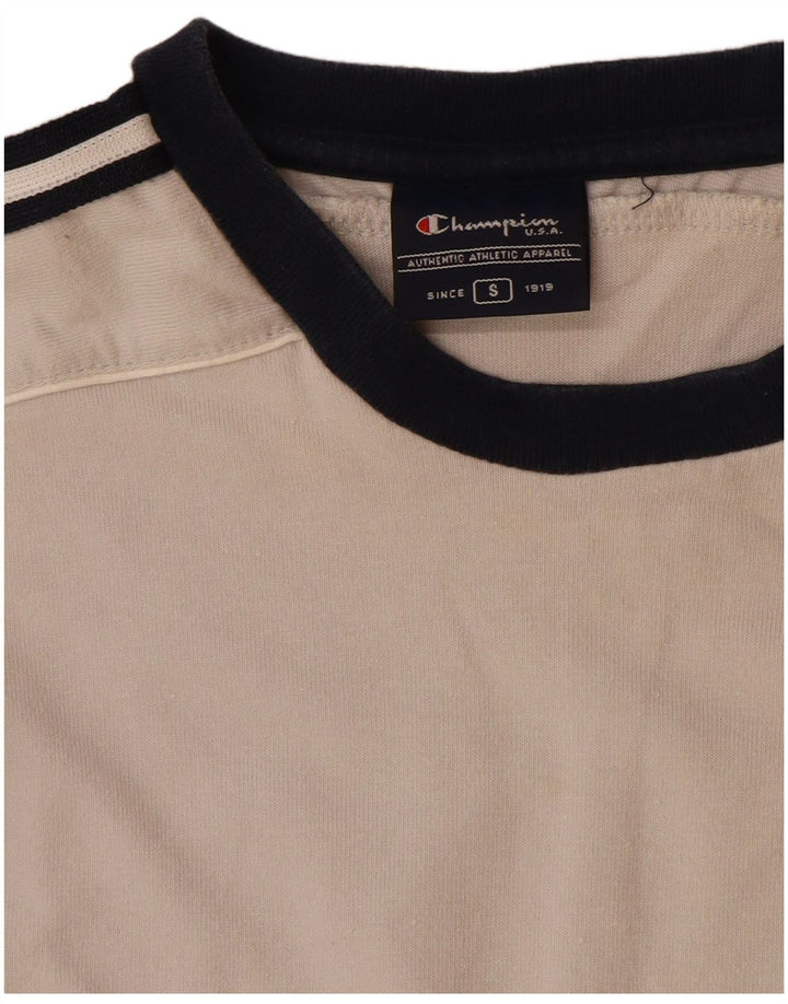 Champion Camiseta Gráfica para Hombre Top Small Gris Algodón