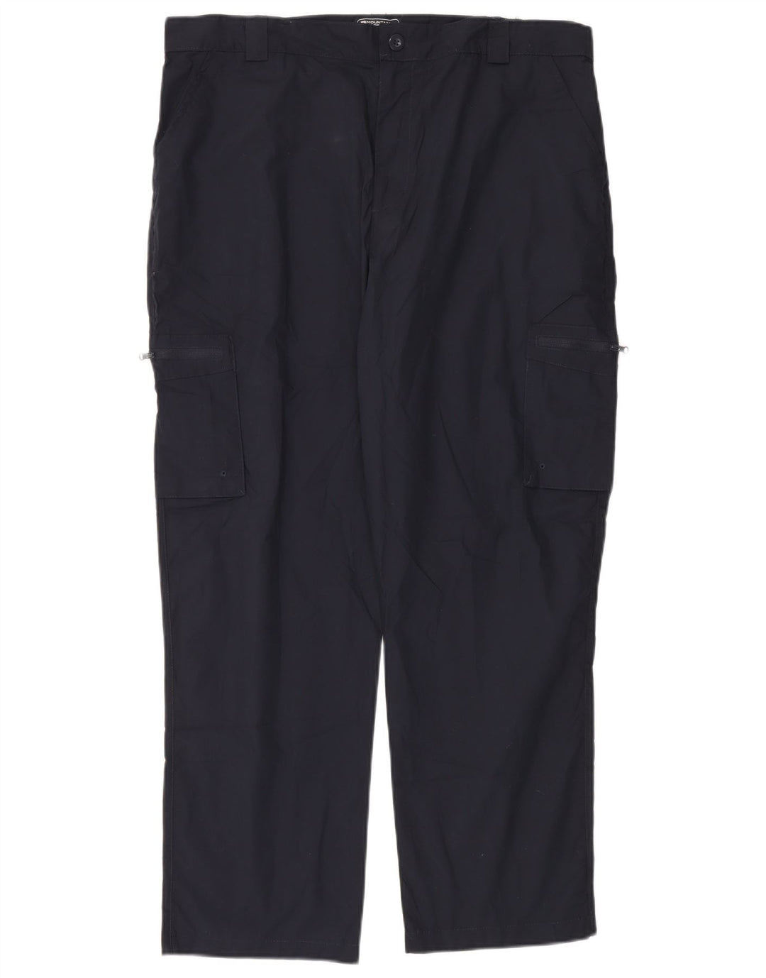 Pantalón cargo regular para hombre Mountain Warehouse W40 L30 Poliéster azul marino