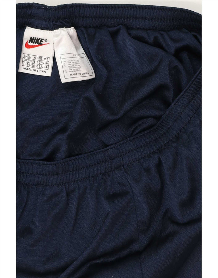 Nike - Pantalones cortos deportivos para hombre, talla grande, poliéster, color azul marino
