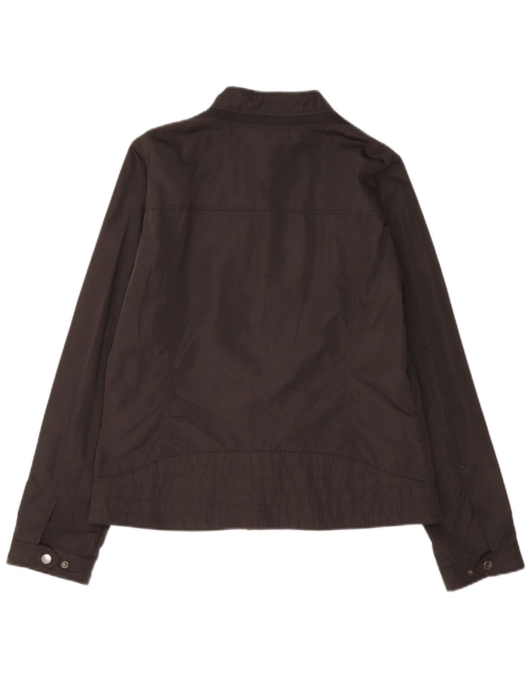 Geox Respira Chaqueta Bomber para Mujer UK 40 Grande Poliéster Negro