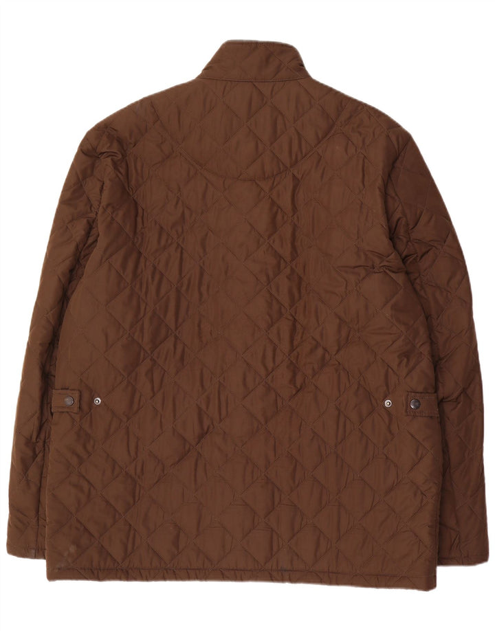 BARBOUR Chaqueta acolchada para hombre UK 42 XL Marrón Poliéster