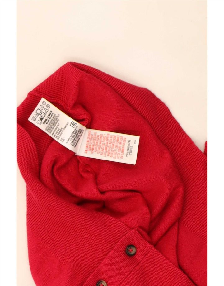 Marks & Spencer - Cárdigan para mujer, talla 40, talla grande, viscosa roja