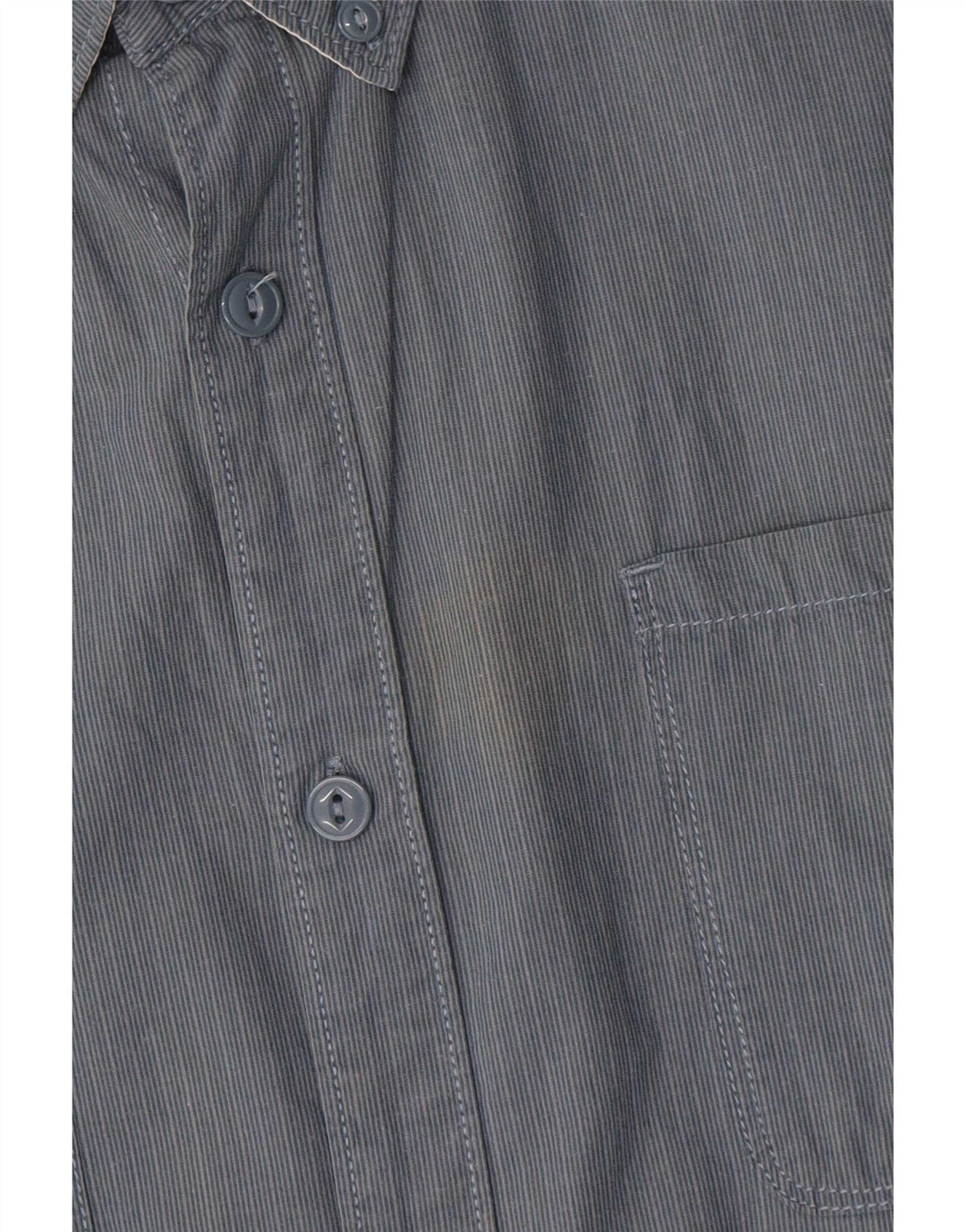 Camisa Levi's Hombre XL Algodón Rayas Gris