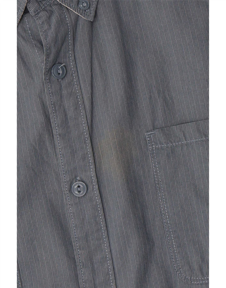 Camisa Levi's Hombre XL Algodón Rayas Gris