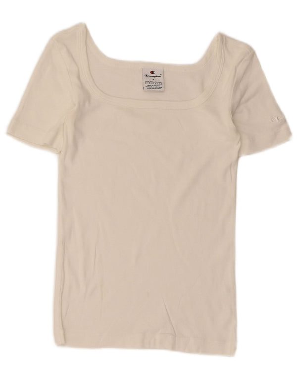 Champion Camiseta Mujer Top UK 8 Small Blanco
