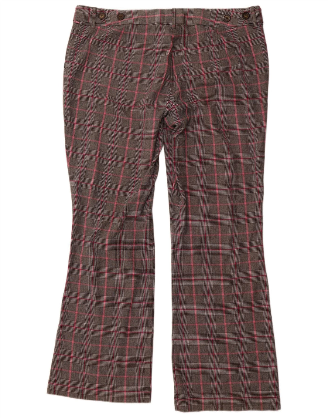 MOSSIMO Pantalones casuales con corte de bota para mujer US 18 2XL W40 L32 Grey Check