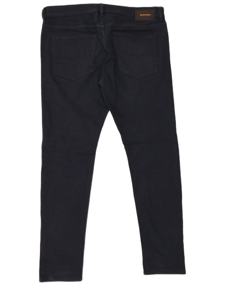 DIESEL Vaqueros Slim Hombre W36 L32 Azul Marino Algodón