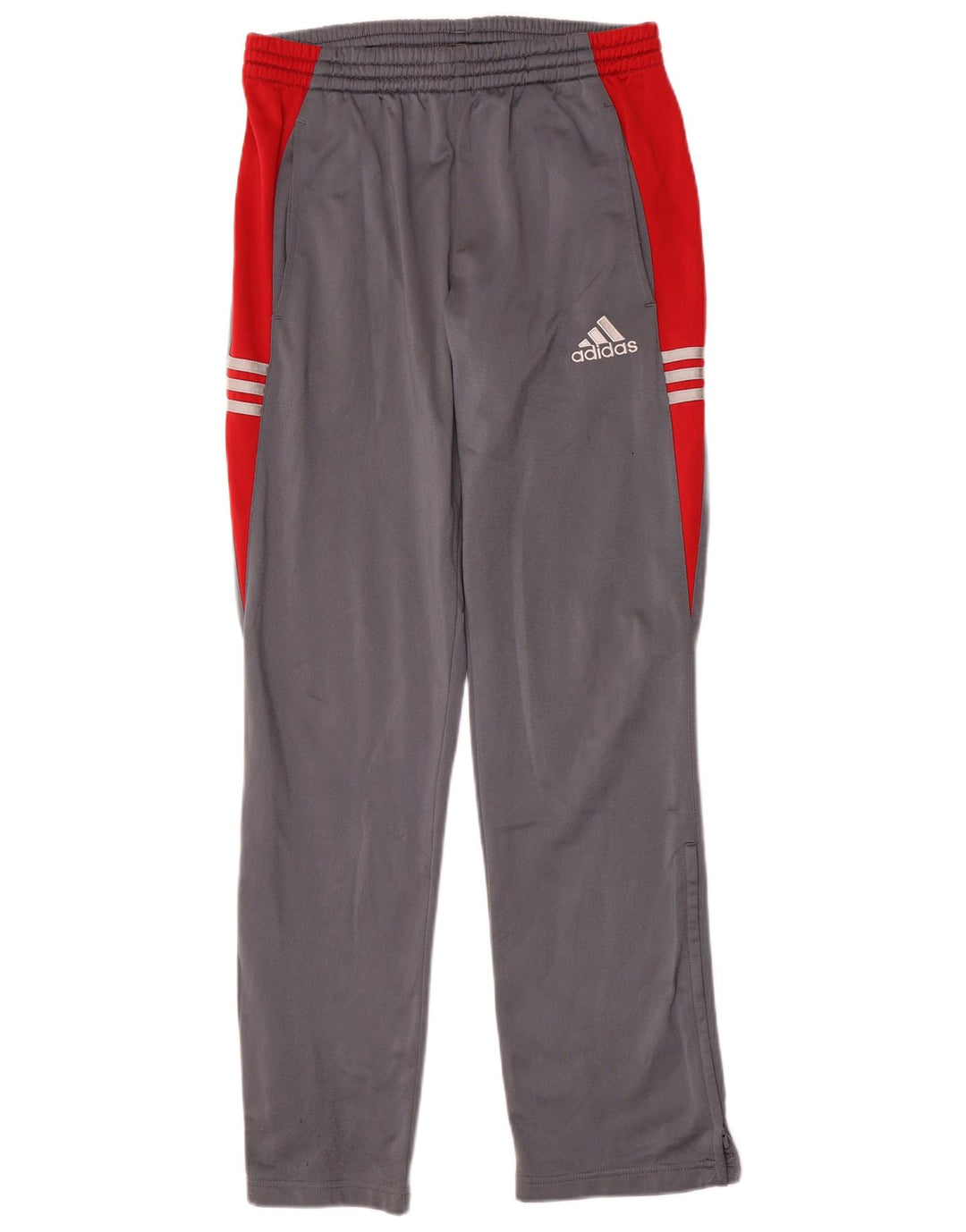 Adidas Pantalones De Chándal Para Hombre Pequeño Gris Colorblock Poliéster