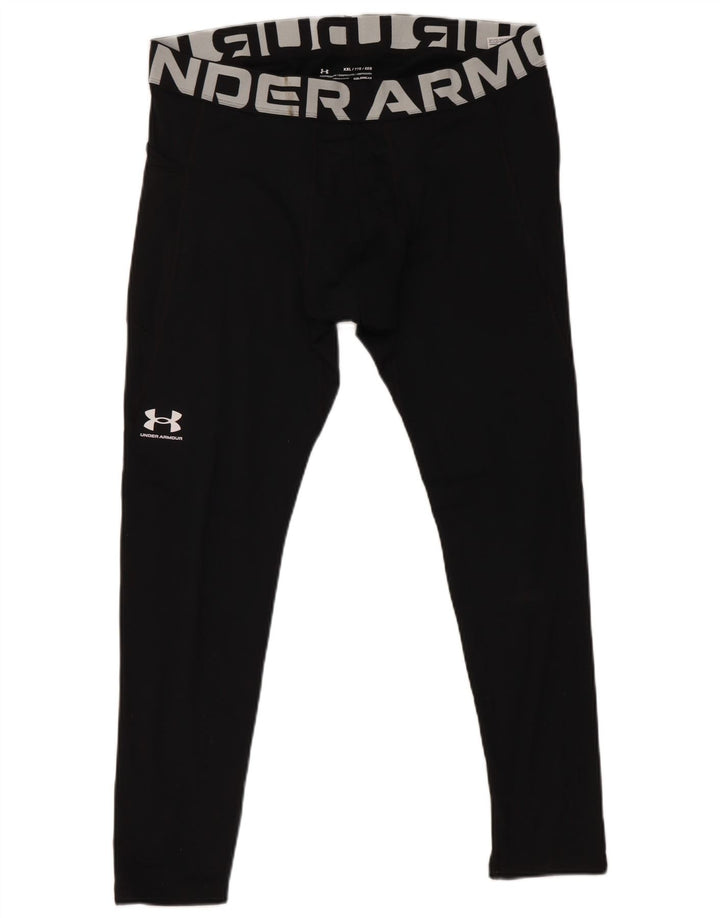 UNDER ARMOUR Leggings gráficos Cold Gear para hombre 2XL Poliéster negro