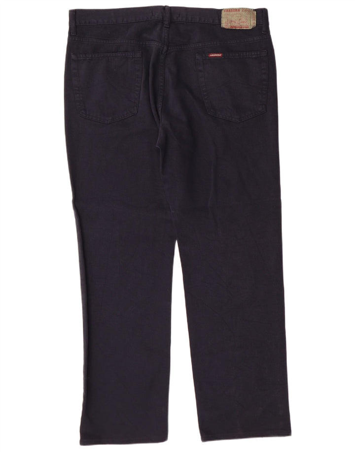 Carrera Jeans Rectos Para Hombre W40 L31 Algodón Azul Marino