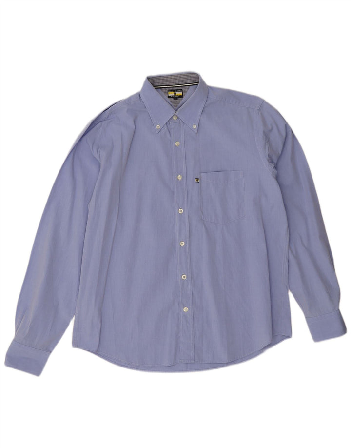 Camisa Navigare para hombre grande azul
