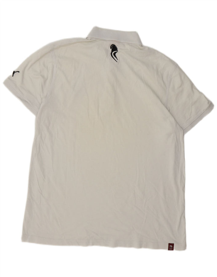 Polo Puma Hombre XL Algodón Blanco
