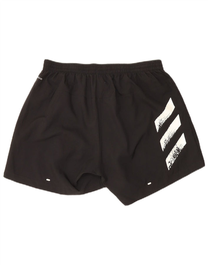 Adidas Hombre Aeroready Graphic Sport Shorts Medio Negro Poliéster