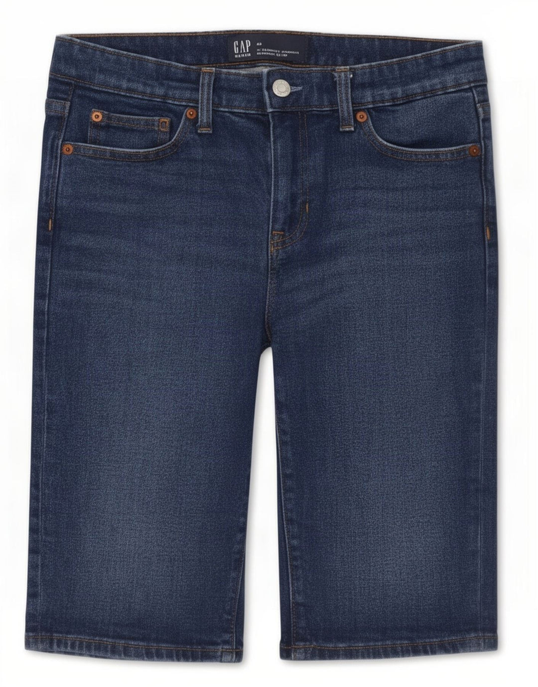 Bermudas Vaqueras Gap Mujer W28 Algodón Azul Medio