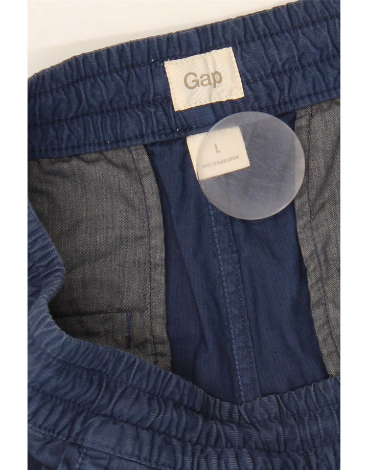 Gap - Pantalones cortos chinos para hombre, talla grande, W36, algodón azul marino