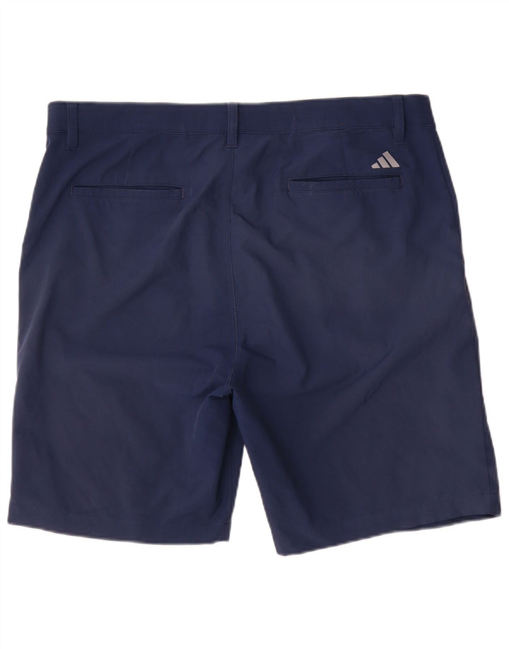 Adidas Mens Chino Shorts W34 Grande Azul Marino Poliéster