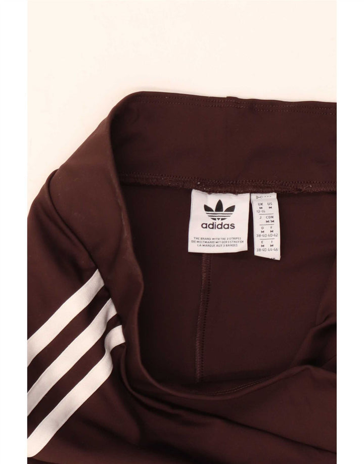 Adidas Leggings acampanados para mujer Reino Unido 12/14 Marrón medio