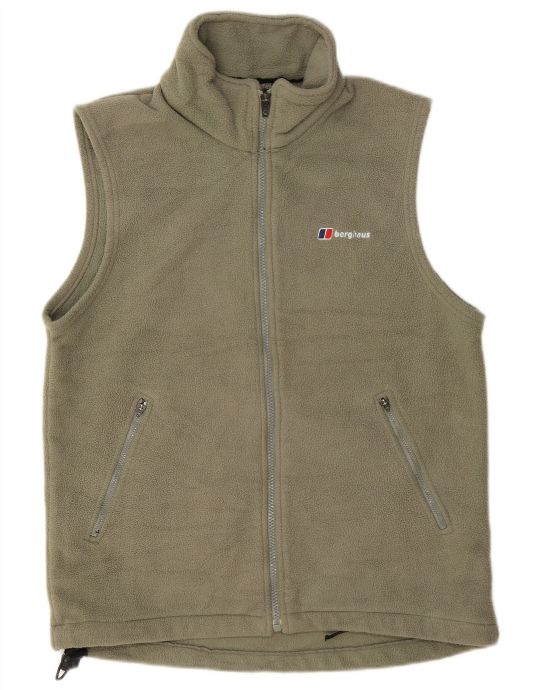Berghaus Chaleco polar para mujer UK 44 Poliéster caqui mediano