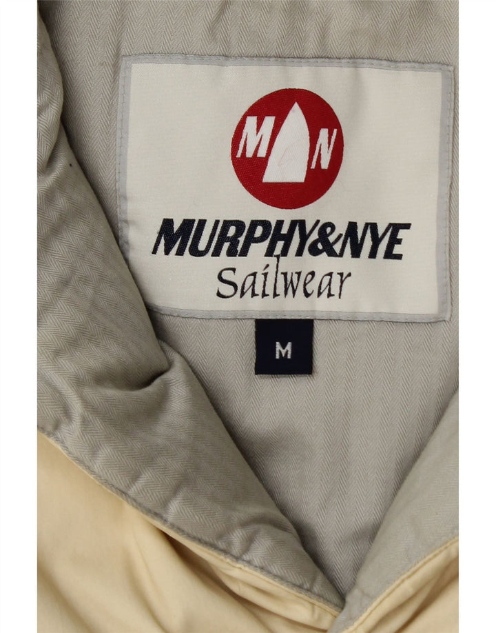 Murphy & Nye Chaleco acolchado para hombre UK 38 Medium Off White