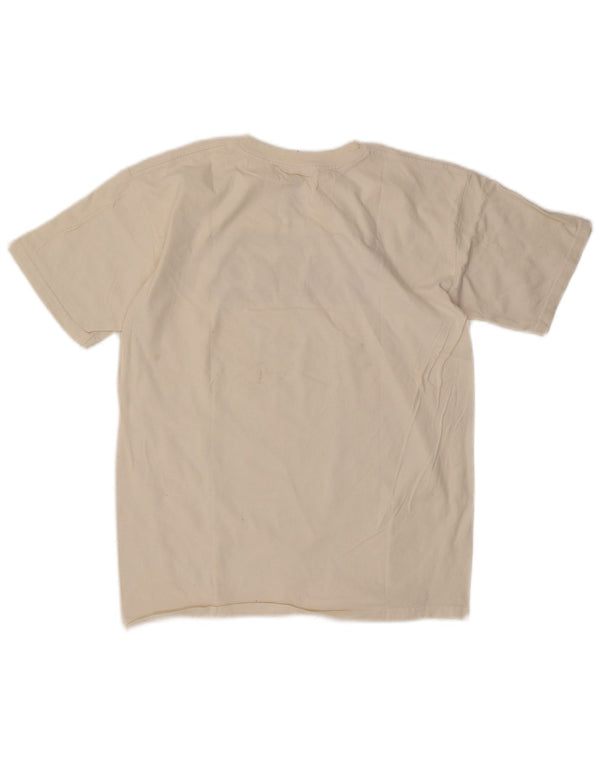 Vans Camiseta gráfica para hombre Top Medium White Cotton