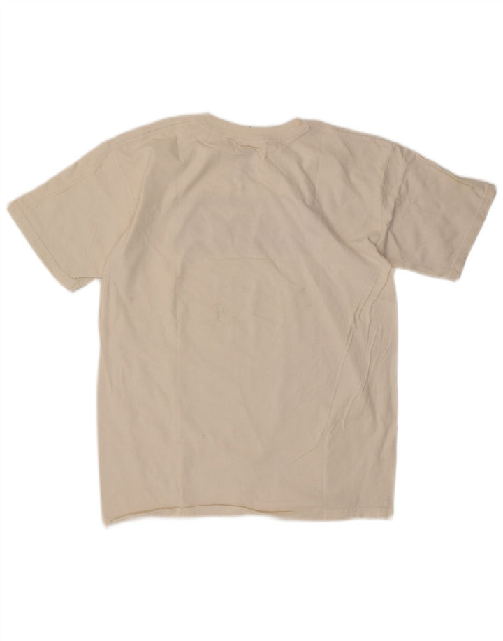 Vans Camiseta gráfica para hombre Top Medium White Cotton