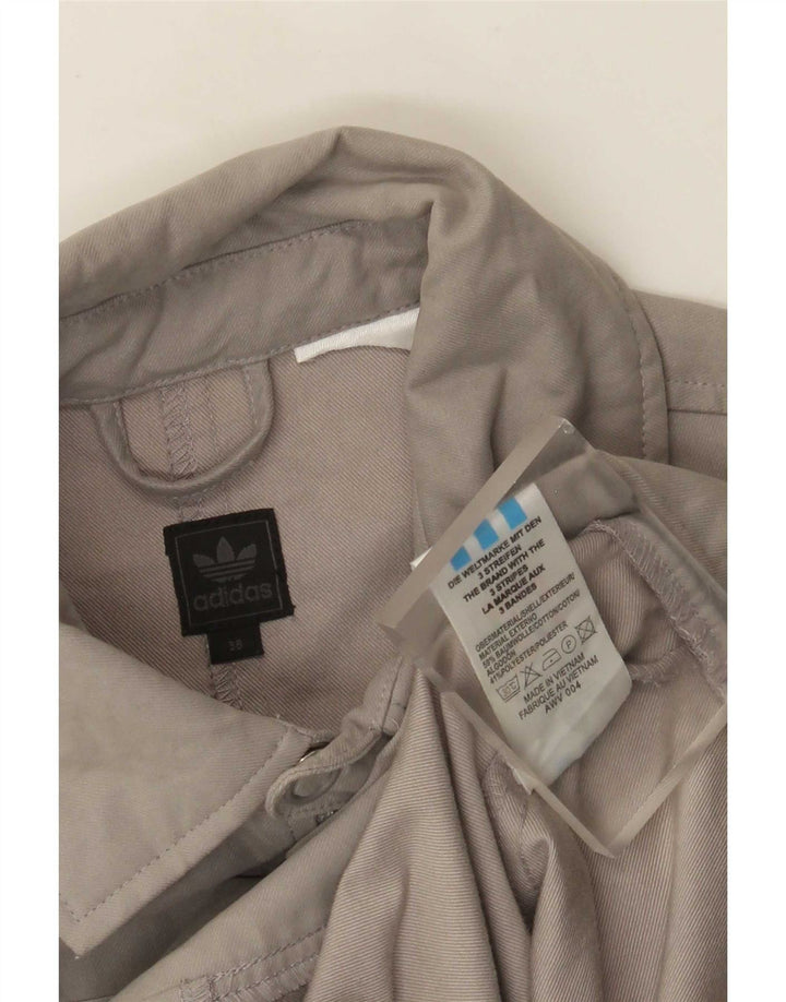 Adidas Chaqueta Bomber Mujer EU 38 Algodón Gris Medio