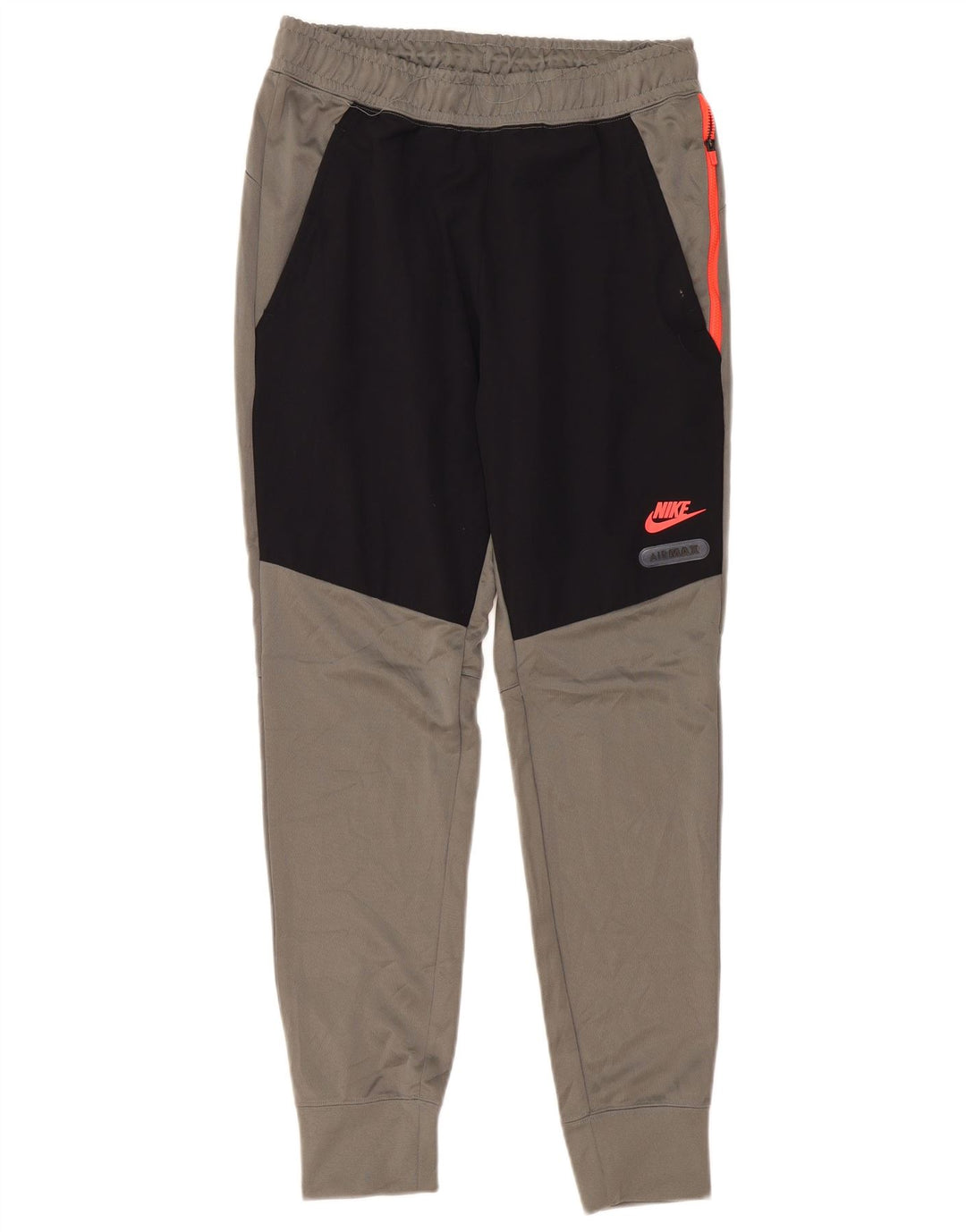 NIKE Hombre Pantalones de chándal Joggers Gris Medio Colorblock Poliéster