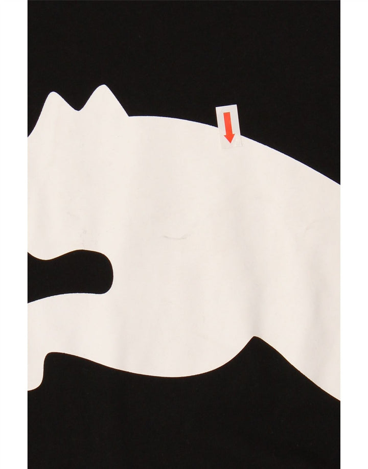 Puma Camiseta gráfica para niña 13-14 años Negro